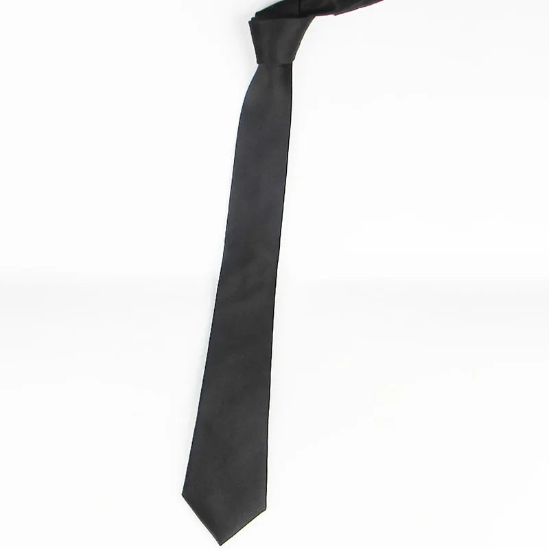 Tie Ties Silk Ties100 Real Luxury Neckties Black Plain Wedding Qme