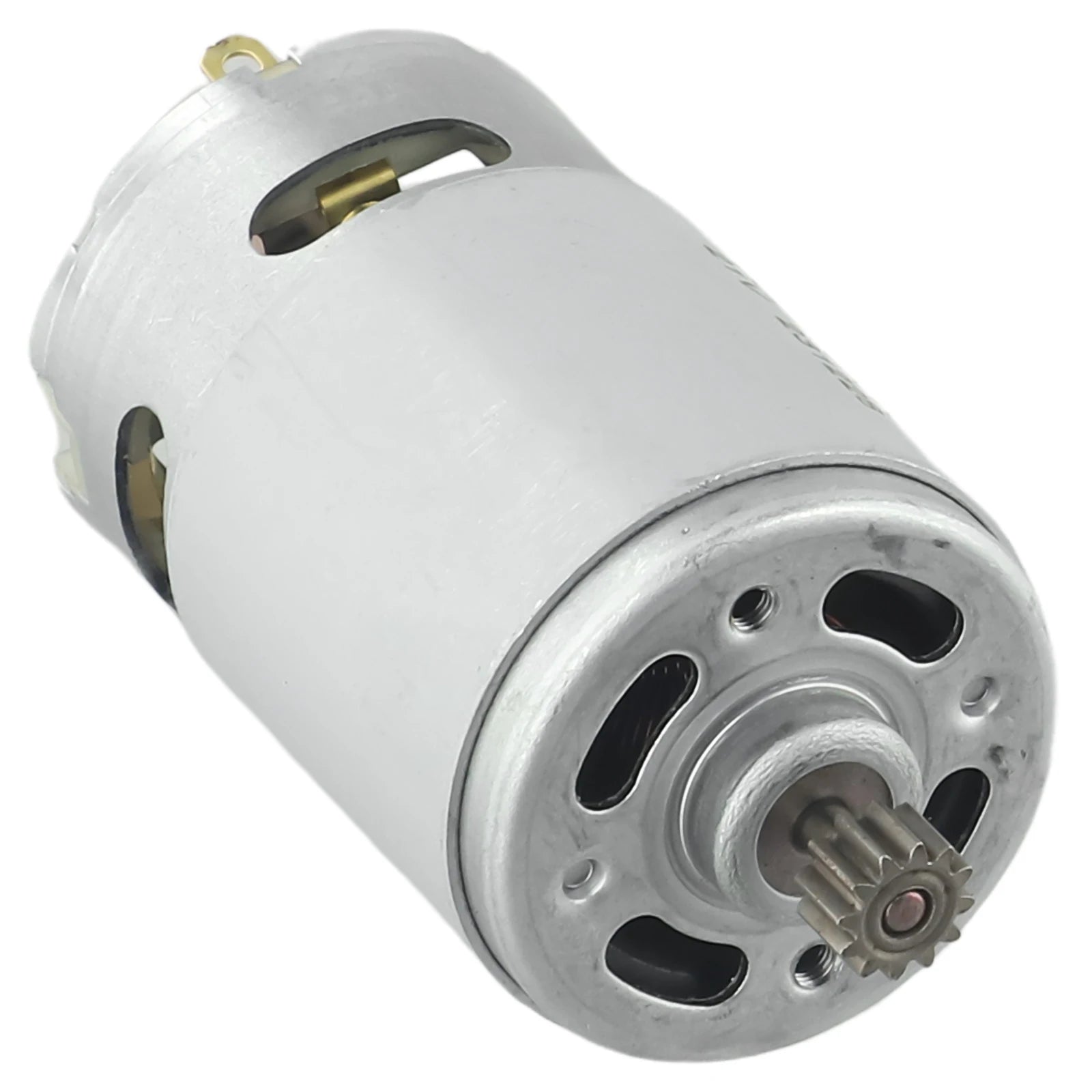 RS550 21V DC Motor With Two-Speed 12 Teeth DC Motor For High-speed High Torque DC Motor Electric Drill Machine Power Tools Qme