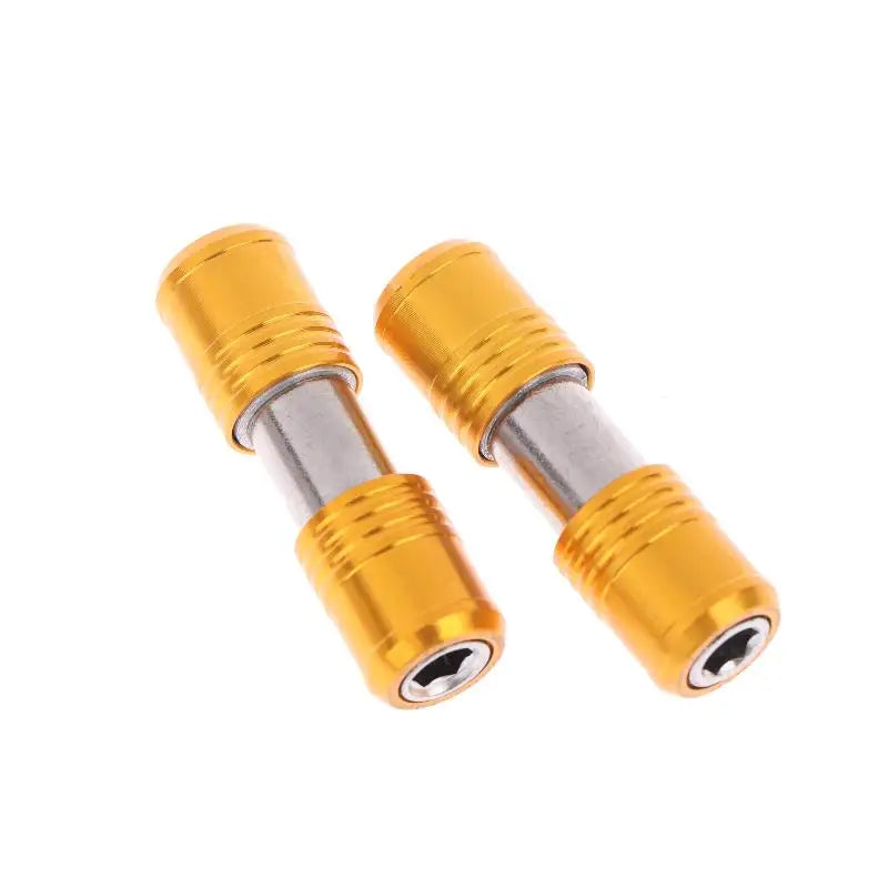 Portable Double Head Screwdriver Bit Holder 1 4 Hex Quick Release Qme 2pcs