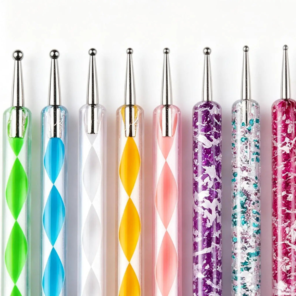 Nail Dotting Tool 10 Manicure Decorating Tools Painting Pens Women Qme
