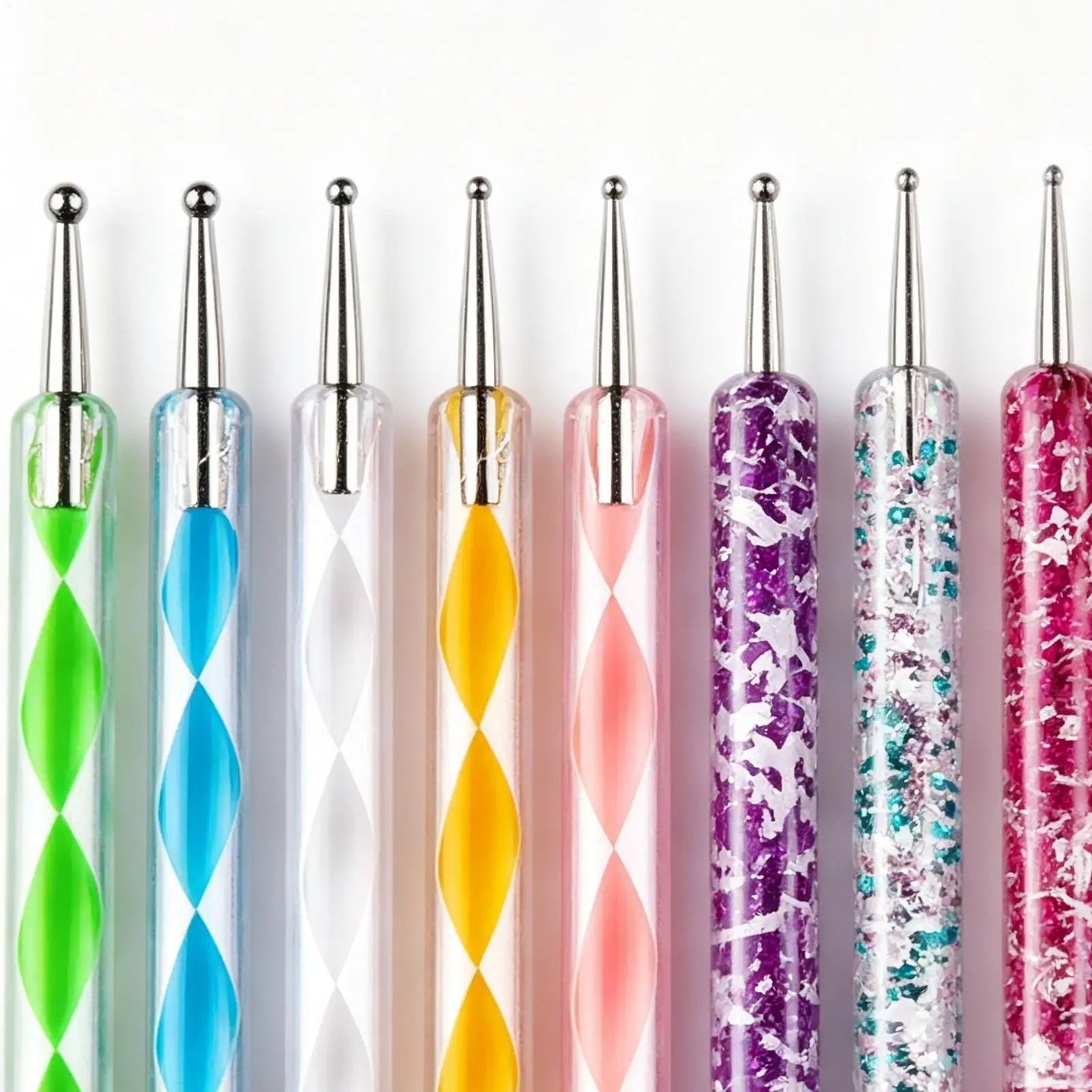 Nail Dotting Tool 10 Manicure Decorating Tools Painting Pens Women Qme