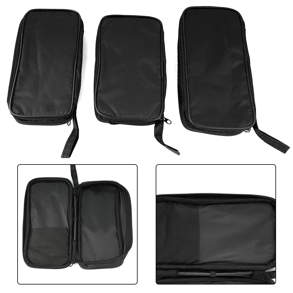 Multimeter Black Cloth Bag Waterproof And Shockproof Soft Bag Household Storage Supplies For Protecting Device Tool Organizer Qme