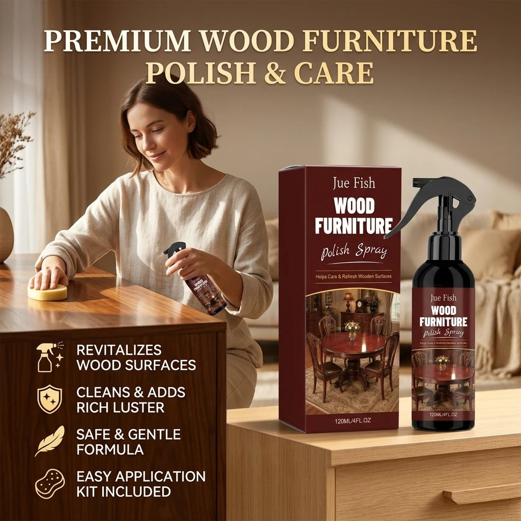 Beeswax Polish Spray Remove Dust Brightening Improve Dull Paint Surface Prevent Drying & Cracking Home Wood Furniture Care Agent Qme