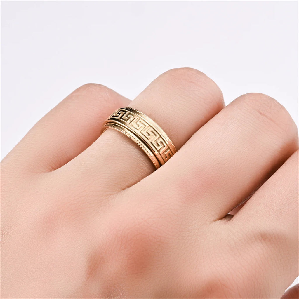 Fashion Creative Evil Dragon Eye Rings For Personality Male Punk Colors Ring Jewelry Men's Bar Night Club Accessories Gifts Qme