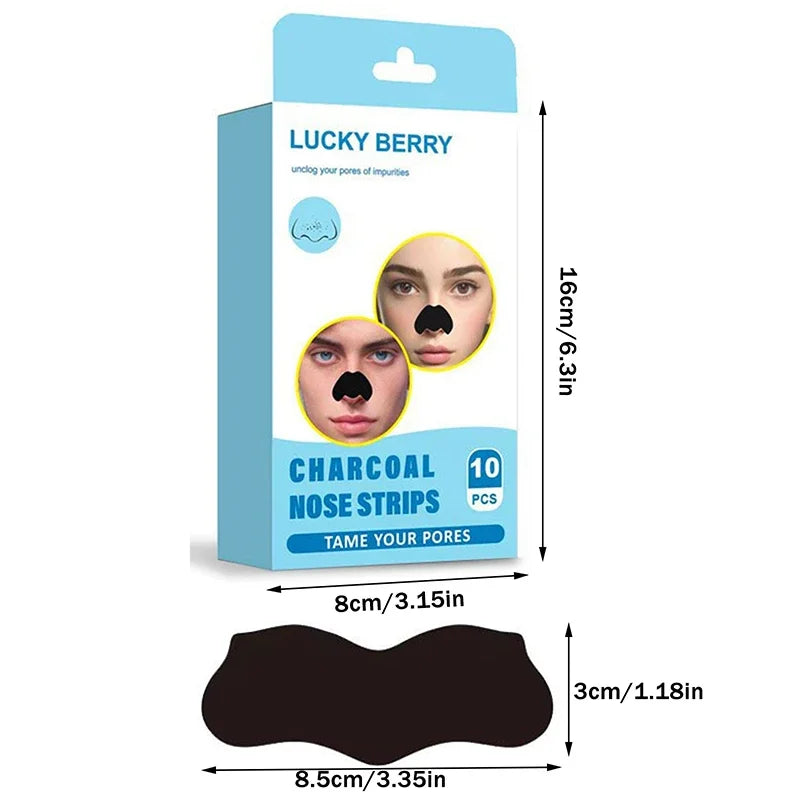 Bamboo Charcoal Blackhead Removal Nose Mask Deep Cleaning Pore Acne Qme