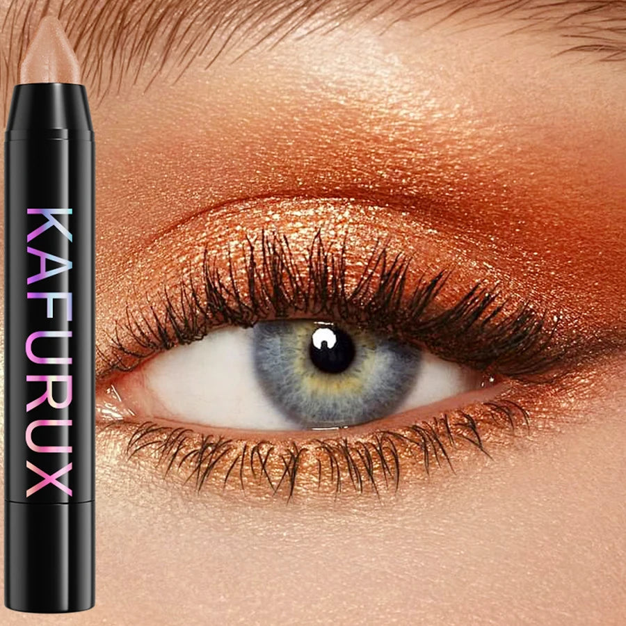 24 Colors Pearlescent Glitter Eyeshadow Eyeliner Pencil Waterproof Qme 06