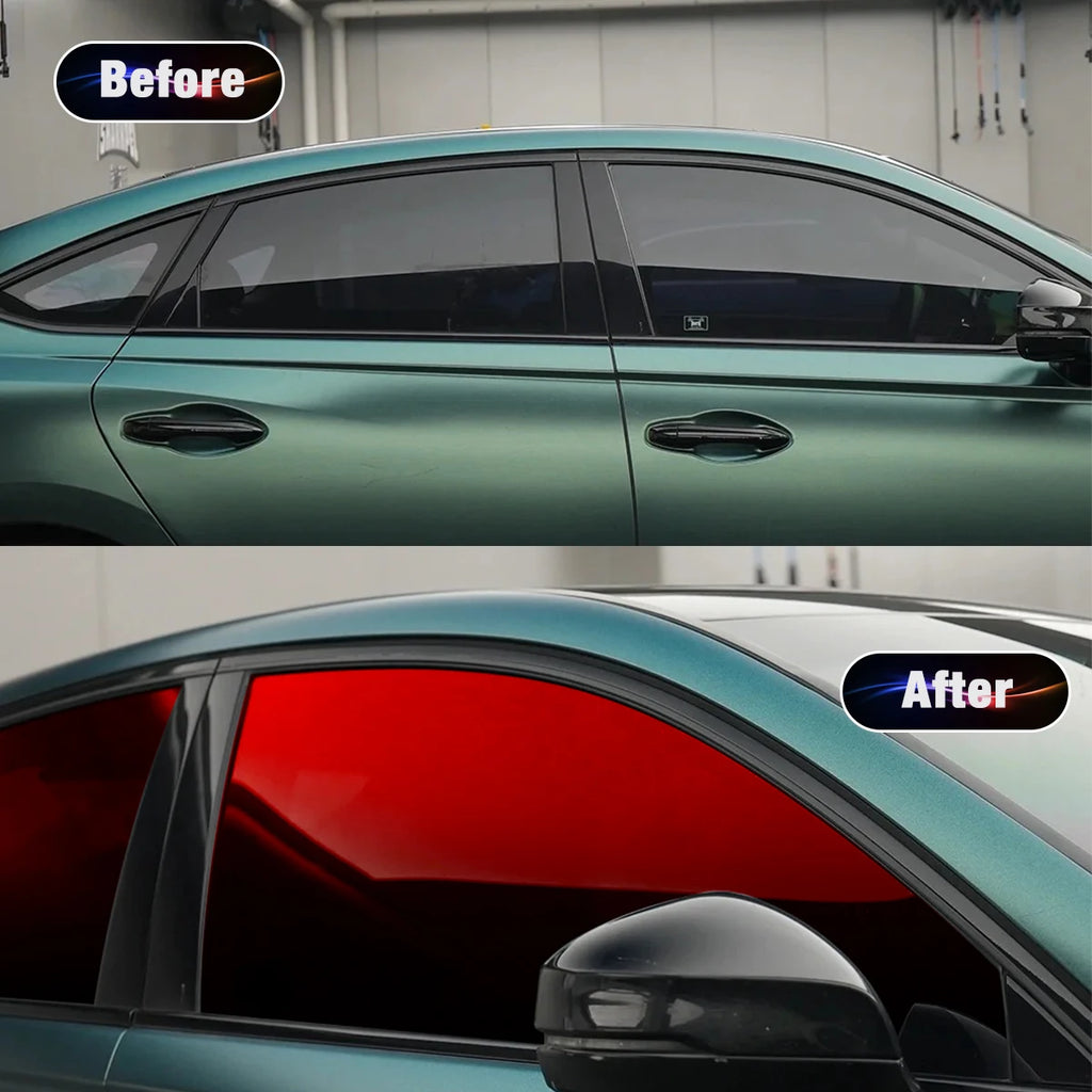 Gradient Window Tint Film Heat Insulation Car Window Shade Anti-UV Protection Automotive Insulfilm Tint Car Accessories Qme