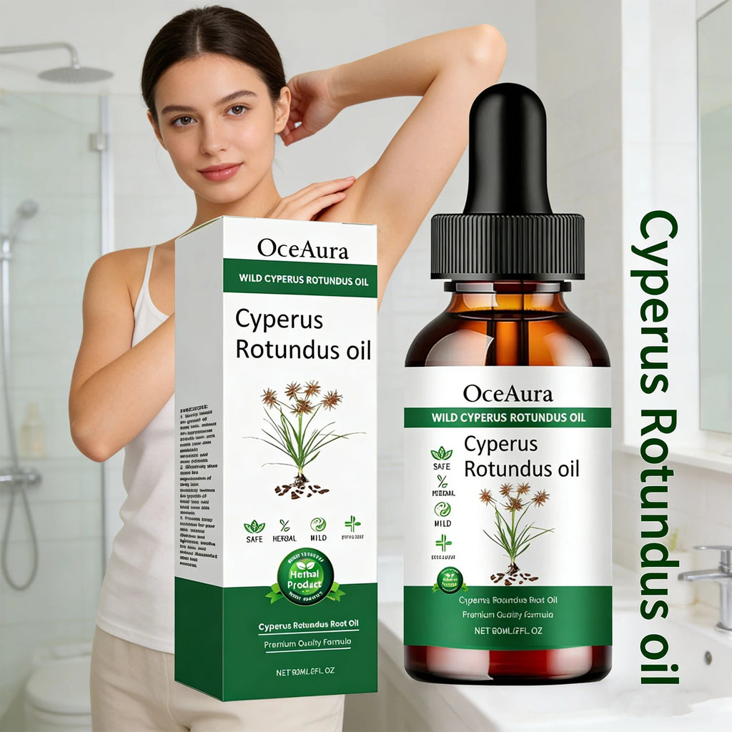 Cyperus Rotundus Oil for Hair Removal Skin Care Serum Soothe Dry Tight Redness Tighten Pores Reduce Hair Growth Delay Essence Qme