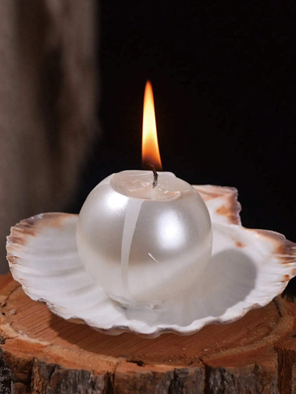 Bursting Oceanic Pearl Shell Aroma Candles Instagrammable High-end Qme 1pc