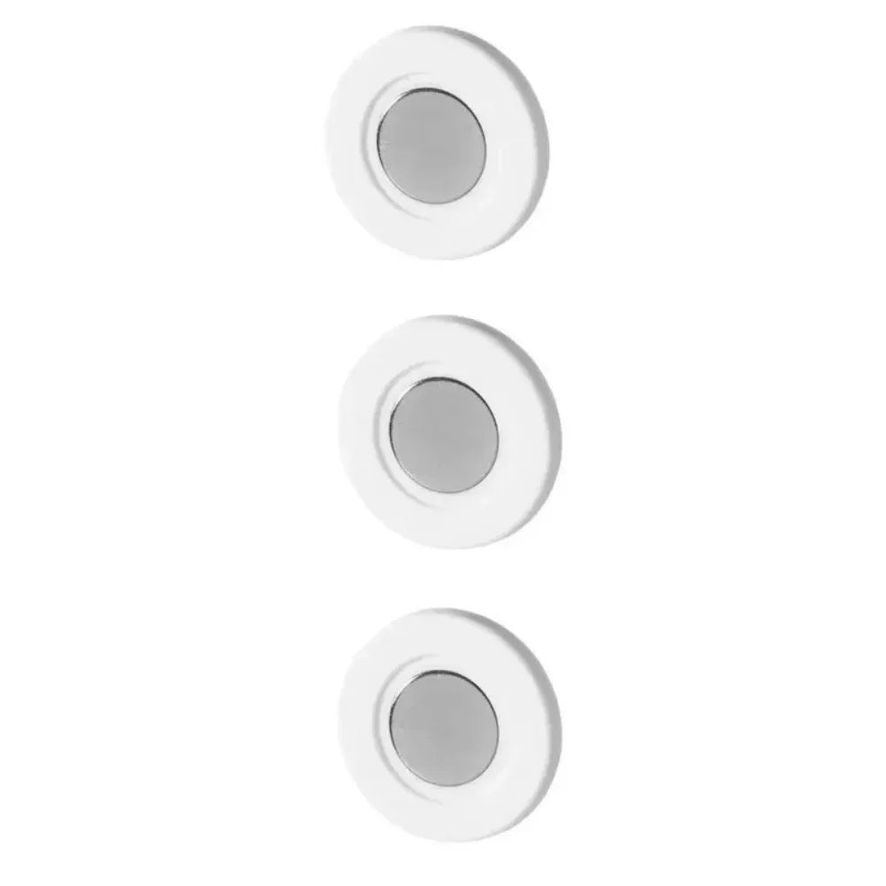 3/6/12PCS TV Remote Holder Magnetic Remote Control Holder Wall Mount Adhesive Remote Control Holder Strong Hold For Home Office Qme White 3pcs
