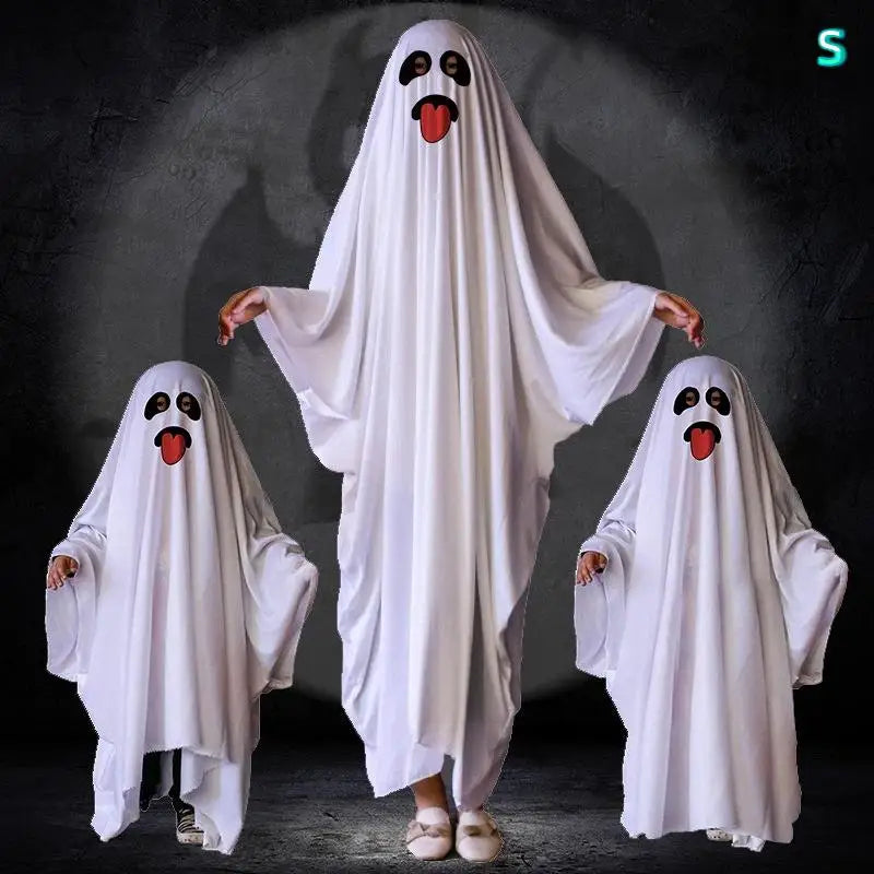 Halloween Costume Soft Breathable Fabric Easy Wear Cute Prints For Adults Kids Halloween Parties Qme S B