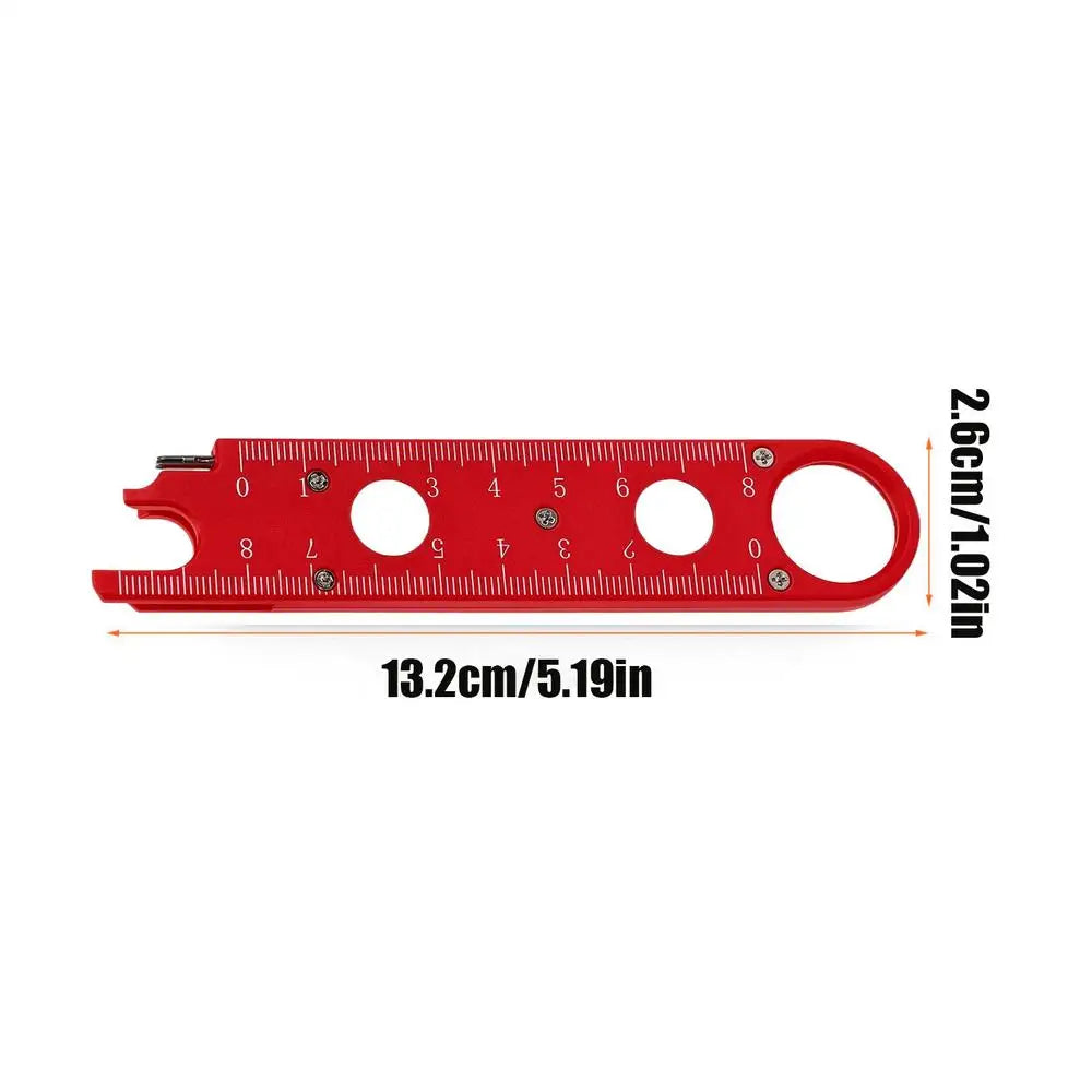 Sewing Needle Threader Tool Safe Anti-slip Grip Aligning Hook Qme China Mainland Red