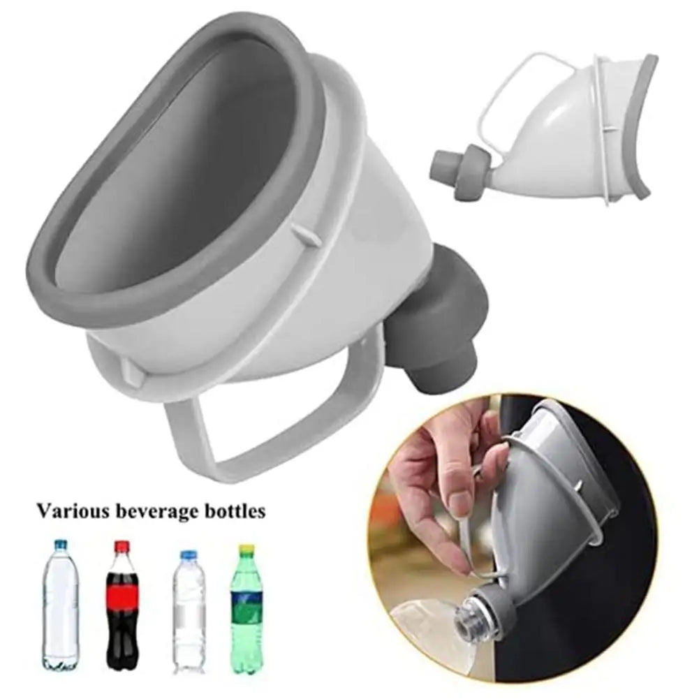 Outdoor Car Camping Toilet Male Female Urinal Funnel Urine Funnel Peeing Emergency Traffic Portable Toilet Camping Equipment Qme