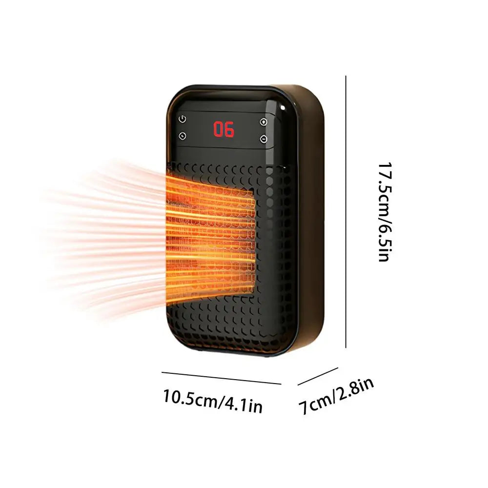Heaters Indoor Use Waterproof Small Air Heater Electric Heating Qme Black China Mainland