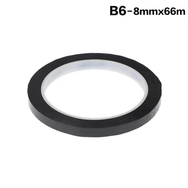 Wear Resistant Desktop Marking Tape 5 66M Self Adhesive Positioning Qme 8mm Black