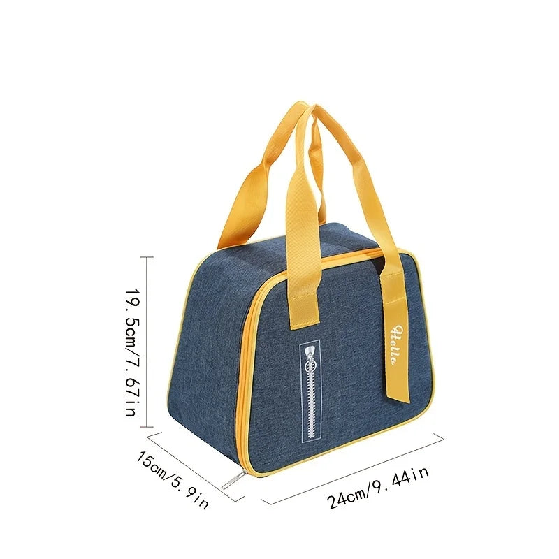 Lunch Box Insulated Bag Portable Student Qme