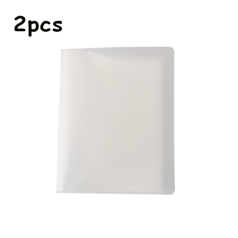 A6 Pocket Transparent Photo Postcard Organizer DIY Decorative Book Large Capacity Organizer Album Book Qme 2pcs
