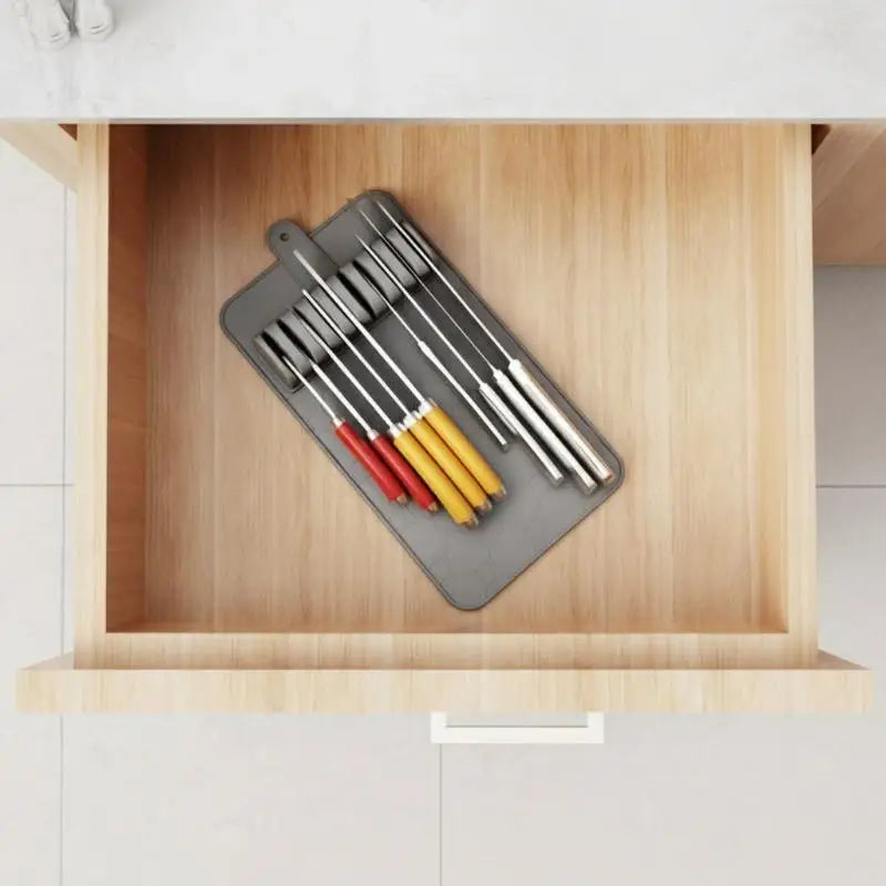 Silicone Knives Organizer Kitchen Knife Holder Detachable Cutlery Qme