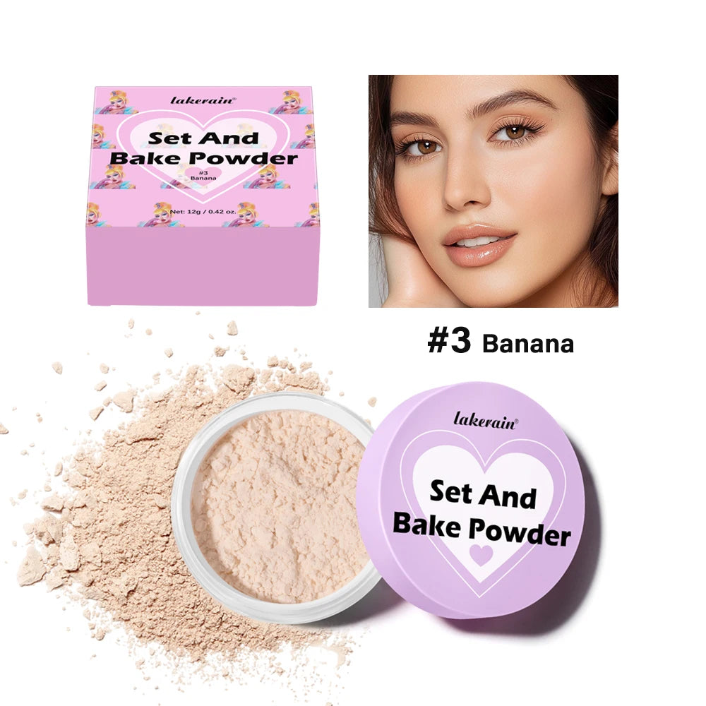 Baking Setting Powder Oil-absorbing Silky Texture Natural Qme 03 Banana 12g