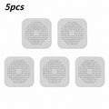 Household Silicone Floor Drain Filter Hair Catcher Plug Stopper Fit Kitchen Sink Bathtub and Shower Sewer Drain Protection Qme gray 5pcs
