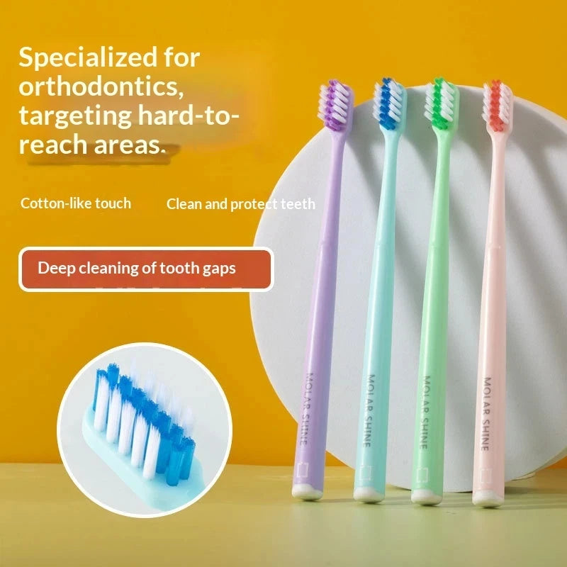 Soft Bristle Toothbrush V-shaped Design 1 Superior Oral Care Qme