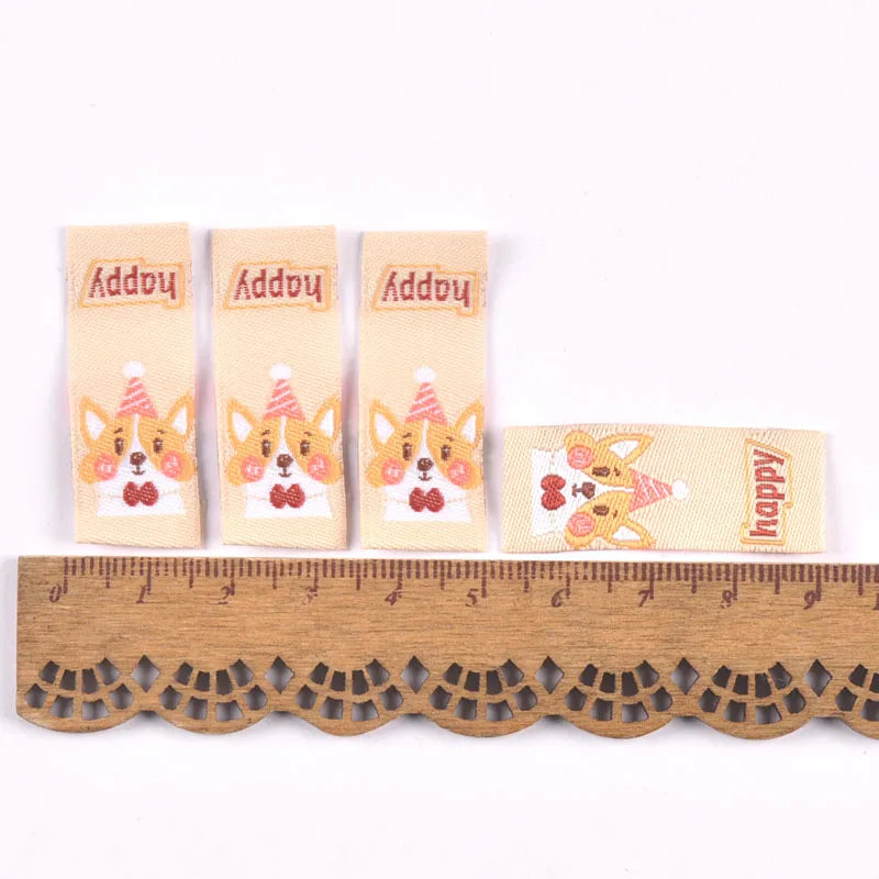 50Pcs Cute Cartoon Animal Embroidery Cloth Labels For Children DIY Garment Crafts Supplies Sewing Accessories Washable Care Tags Qme 5