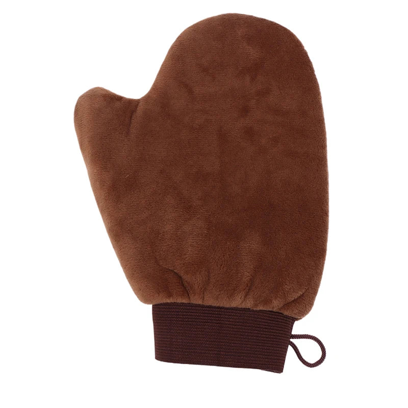 Reusable Fingerless Gloves Self-tanning Cream Lotion& Mousse Body Qme Brown