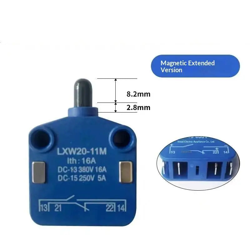 LXW20-11/M Limit Switch Stroke PUSH Slug Column Micro Travel Silver Contact Blue 16A 1NO 1NC Qme A4