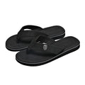 New Sandals Shoes Men Summer Men Flip Flops High Quality Beach Sandals Anti-slip Hombre Casual Shoes Man Slippers Qme Black 40