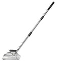 A02F-Removable Long-Handled Sand Shovel Portable Travel Beach Stainless Steel Detection Sand Shovel Screen Set Qme Silver