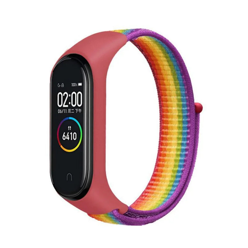 Durable Nylon Loop Watch Strap Freely Adjustable Velcro Xiaomi Mi
