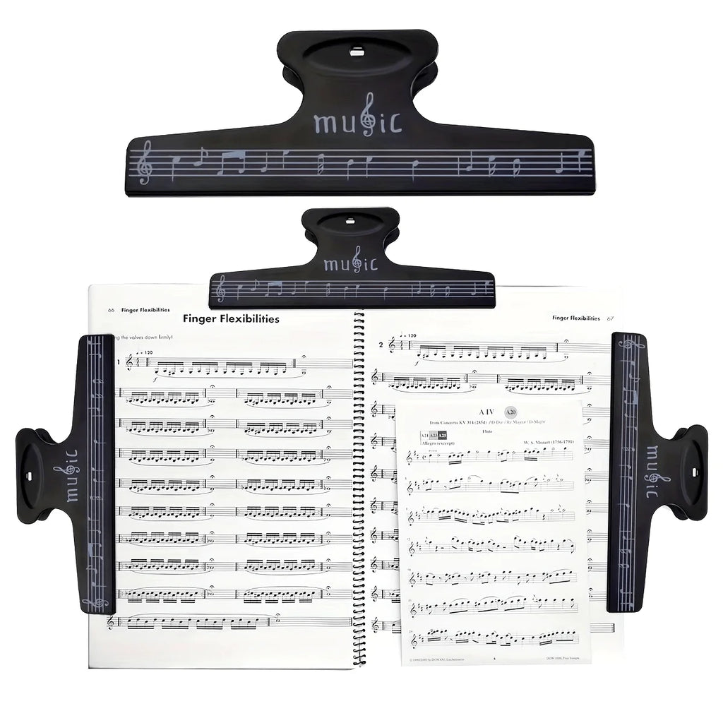 Music Note Sheet Music Clip Plastic Page Holder Clamp For Piano Guitar Players Song Book Fixing Clip Musical Instrument Qme