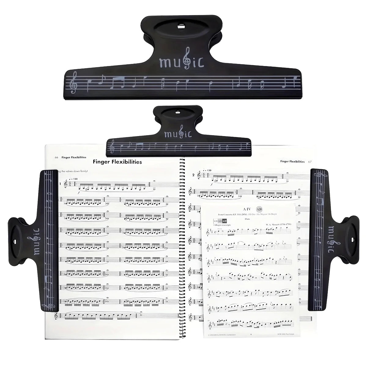 Music Note Sheet Music Clip Plastic Page Holder Clamp For Piano Guitar Players Song Book Fixing Clip Musical Instrument Qme