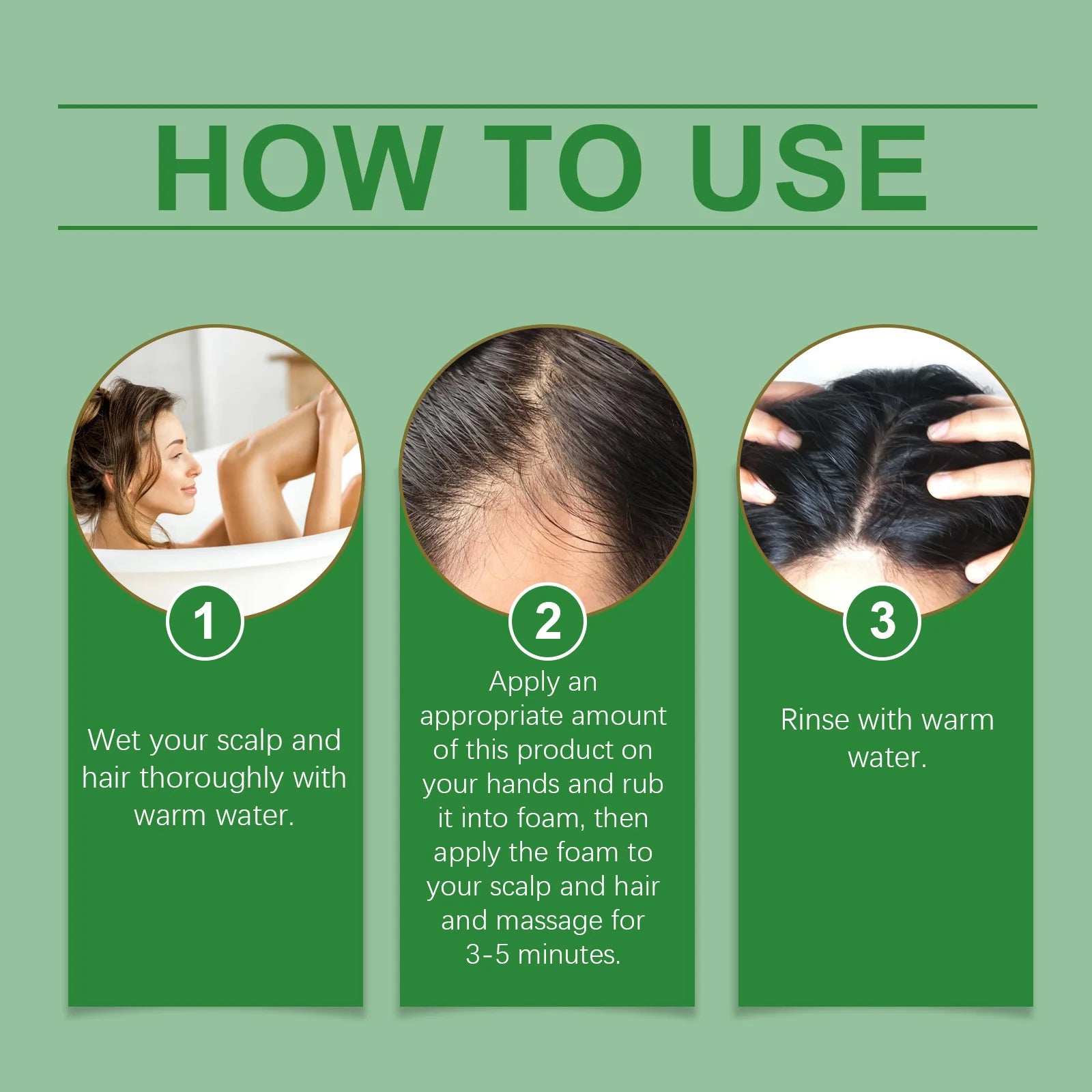 Organic Batana Oil Shampoo Soothing Scalp Intense Repair Batana Nourishing Shampoo with Rosemary Extract for All Hair Types Qme