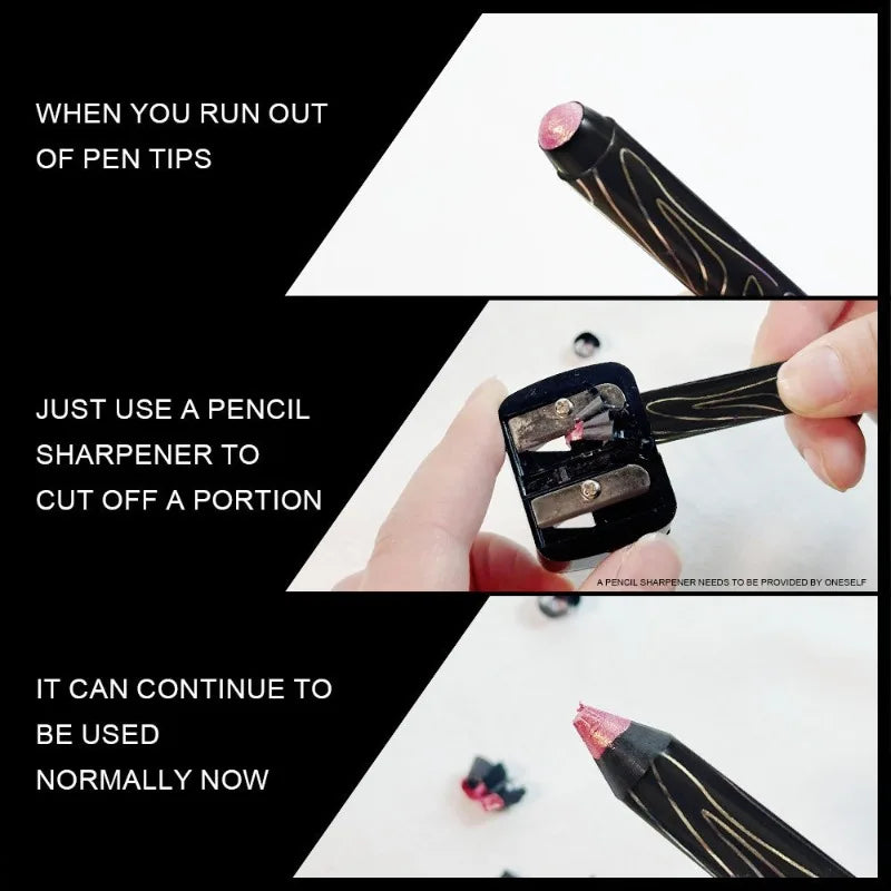 Waterproof Pearlescent Eyeshadow Eyeliner Pencil Lasting Glitter Matte Nude Eye Shadow Makeup Pigment Silkworm Eyeshadow Pen Qme