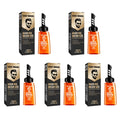 2 in 1 Men's Hair Styling Gel With Wide Tooth Comb Long-lasting Fluffy Hair Styling Oil Styling Cream Strong Hold & Shine Qme 5 x 100ml Boxed