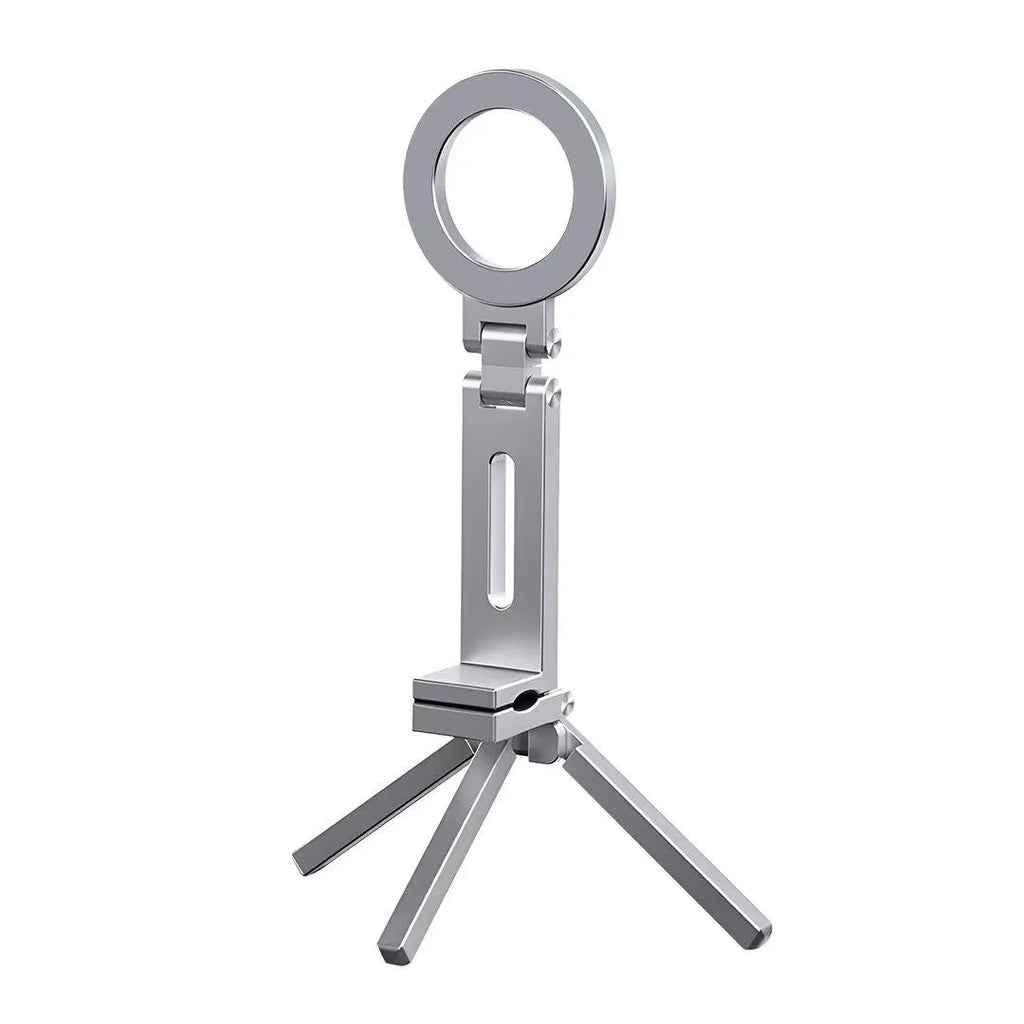 Travel Mobile Phone Magnetic Suction Bracket Magsafe Portable Clip Qme R3 Silver