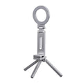 Travel Mobile Phone Magnetic Suction Bracket Magsafe Portable Clip Qme R3 Silver