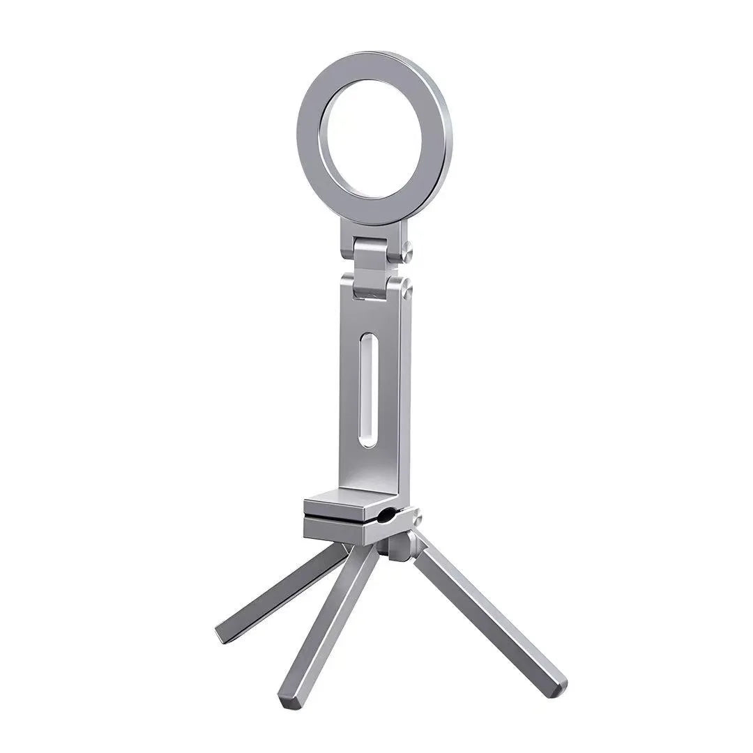 Travel Mobile Phone Magnetic Suction Bracket Magsafe Portable Clip Qme R3 Silver