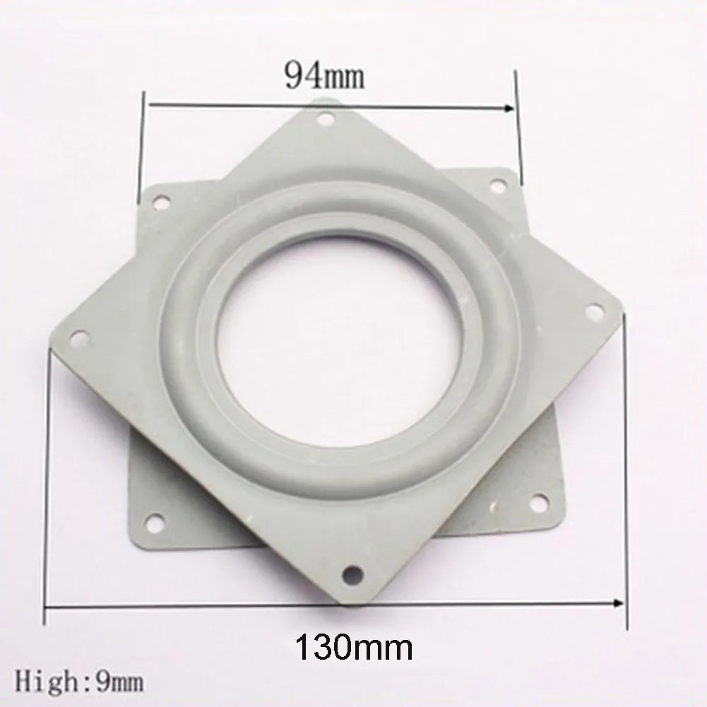 2/3/4 Inch Steel Square Lazy Susan 360 Degrees Rotating Rolling Bearing Turntable Bearings Plate For Office Swivel Chairs Qme 4inches