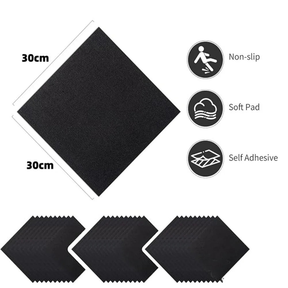 10pcs Self-adhesive Area Rug Carpet Thicken Soundproof Decor Carpets for Living Room DIY Splice Bedroom Small Rugs Home Decor Qme