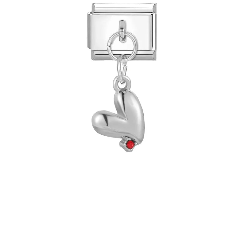 2026 Fashion Sliver Sunflowers Pendant Italian Charm Link Fit