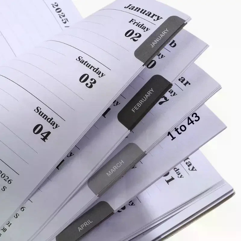 2026 Mini Pocket Planner Calendar Do List Daily Task Checklist Home Qme