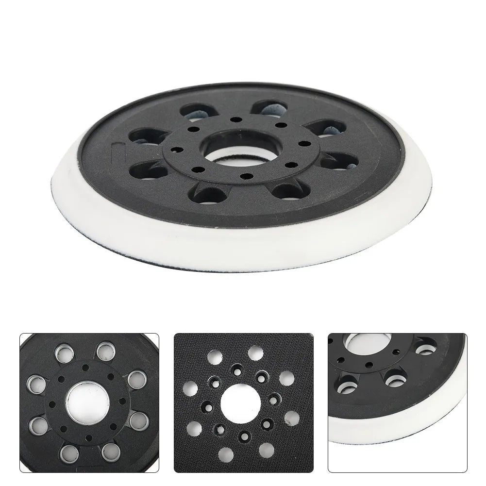 5Inch 8 Hole Hook Loop Sander Backing Pad 125mm Backing Pad Sanding Pads for Bosch Sanders GEX 125-1 AE , PEX 220 A, PEX 220 AE Qme Default Title