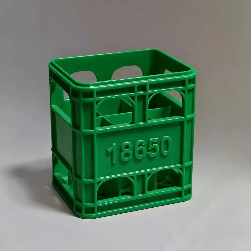 3D Printed Battery Storage Box DIY Beer Crate No. 5 Aa No. 7 Aaa 18650 Battery Stackable Storage Basket Storage Box Qme A14