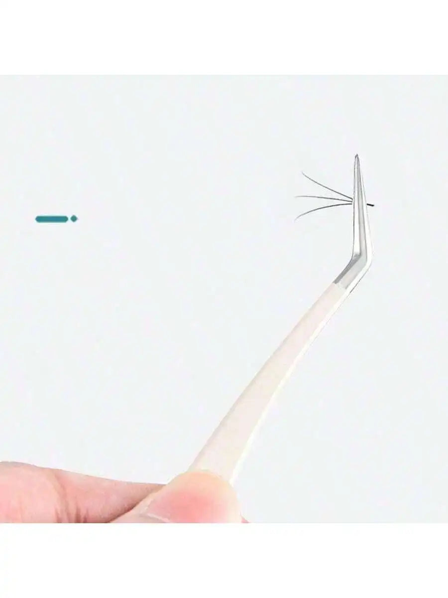 Stainless Steel High-precision Grafting False Eyelash Tweezers Qme