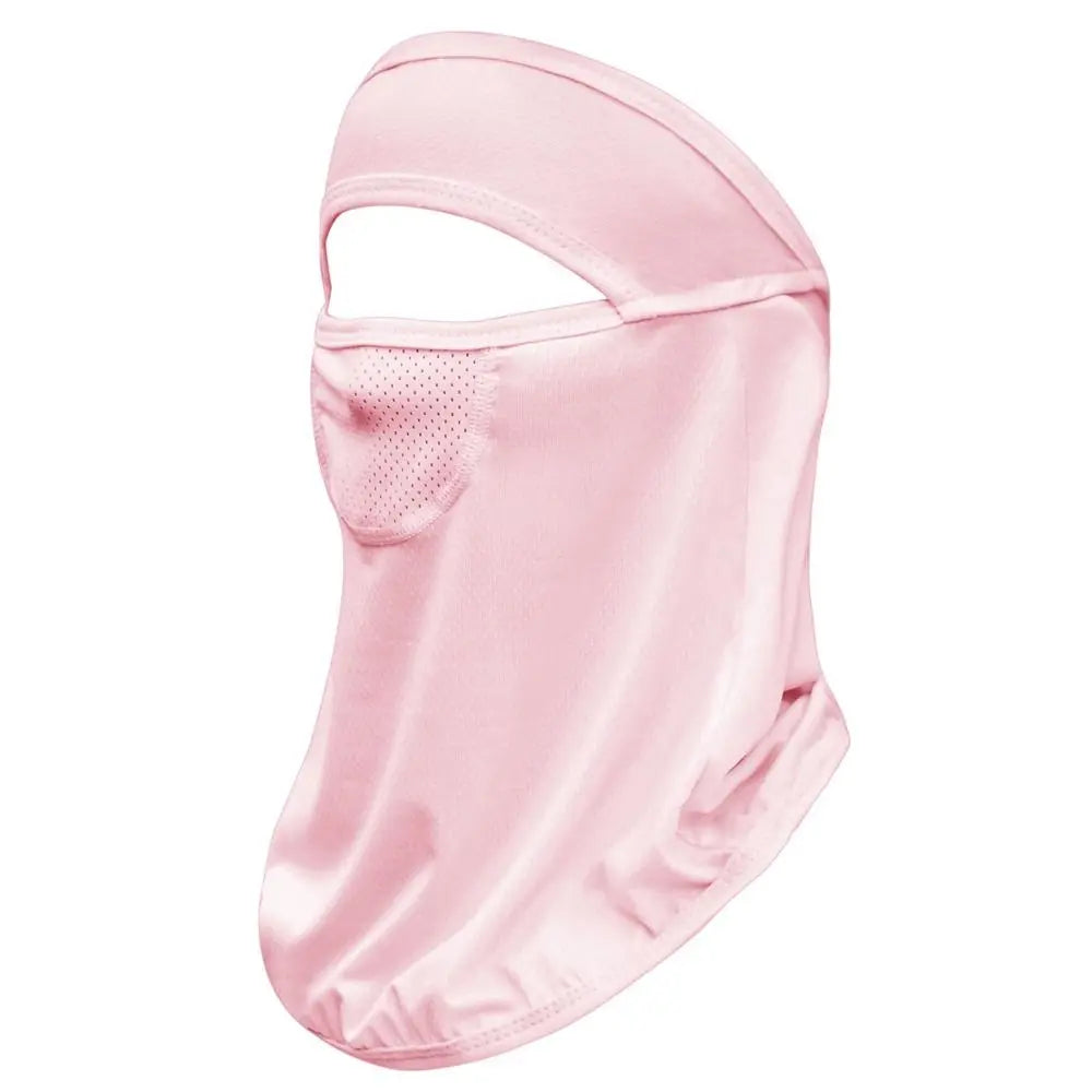 Face Cover Sunscreen Veil Outdoor Face Shield Men Fishing Face Mask Womne Neckline Mask Face Gini Mask Summer Sunscreen Mask Qme pink