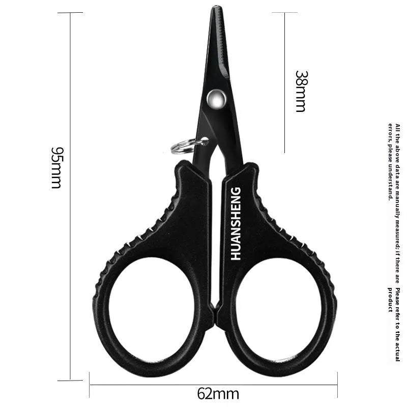 Titanium Coating Stainless Steel Fishing Scissor Plier Cut PE Braid Qme 3