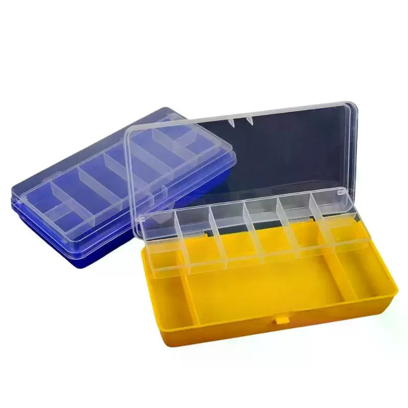 Double Layer Bait Container Fishing Tackle Boxes Portable Organizer Qme