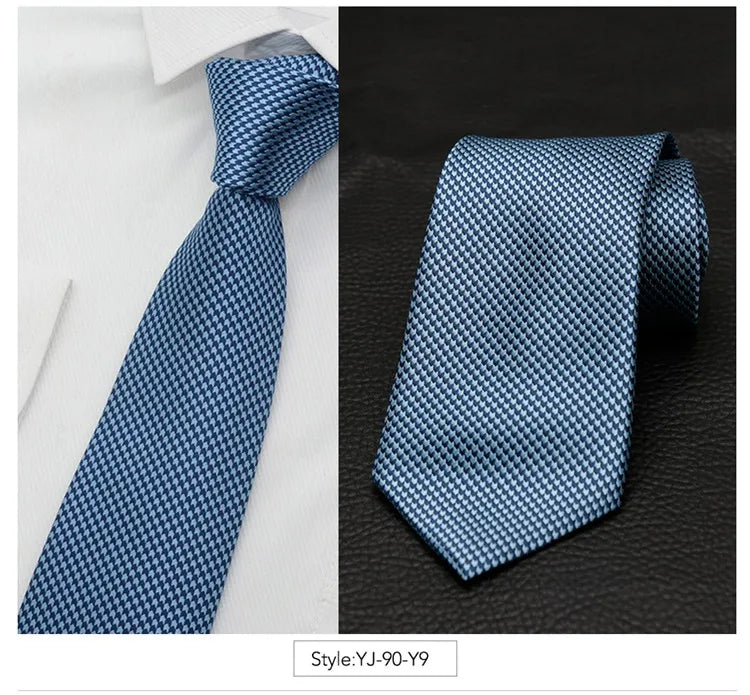 IHGSNMB Men Tie Fashion Classic Business Necktie Mens Casual Ties Qme YJ-90-Y9 China Mainland